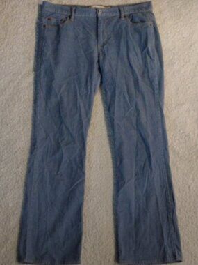 Gap Size 12R Low Rise Bootcut Stretch Corduroy Pants Sky Baby Light Blue
